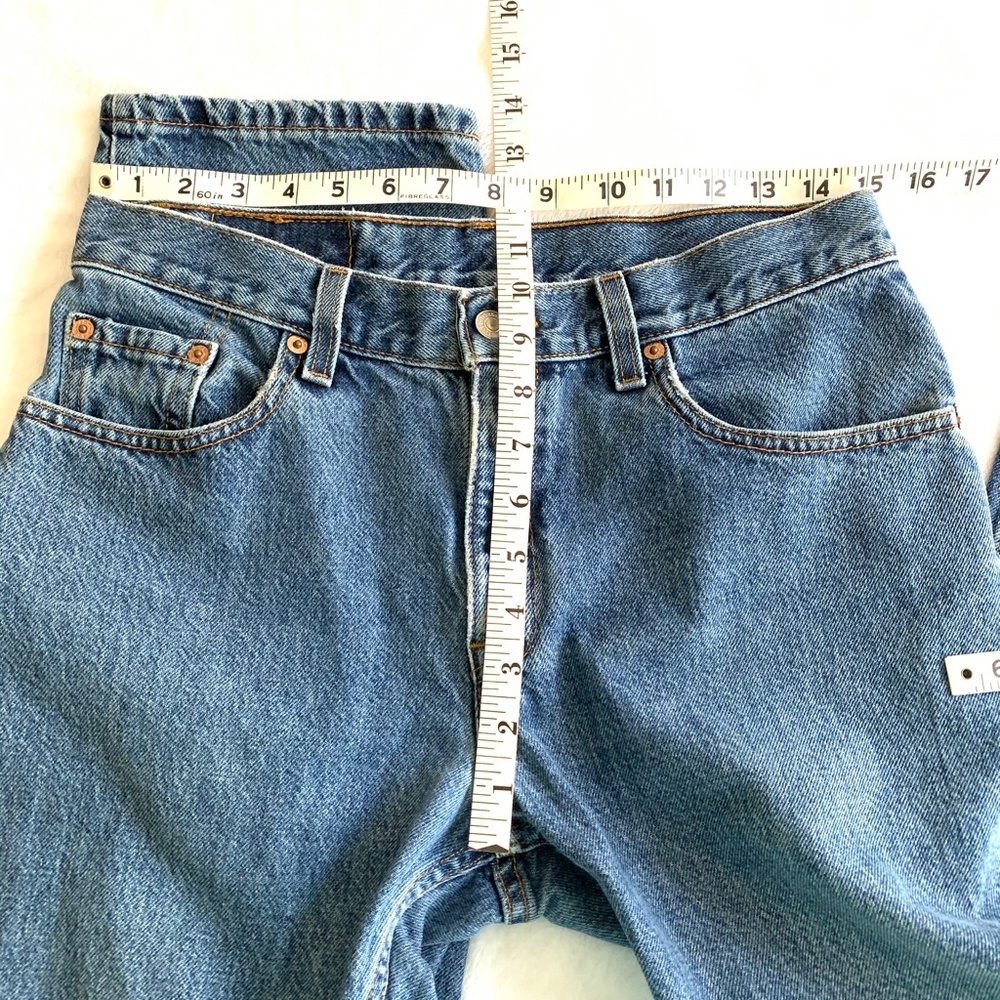 LEVI'S Vintage 555 Guy Fit 10" Rise Jeans 8 - Picture 7 of 8